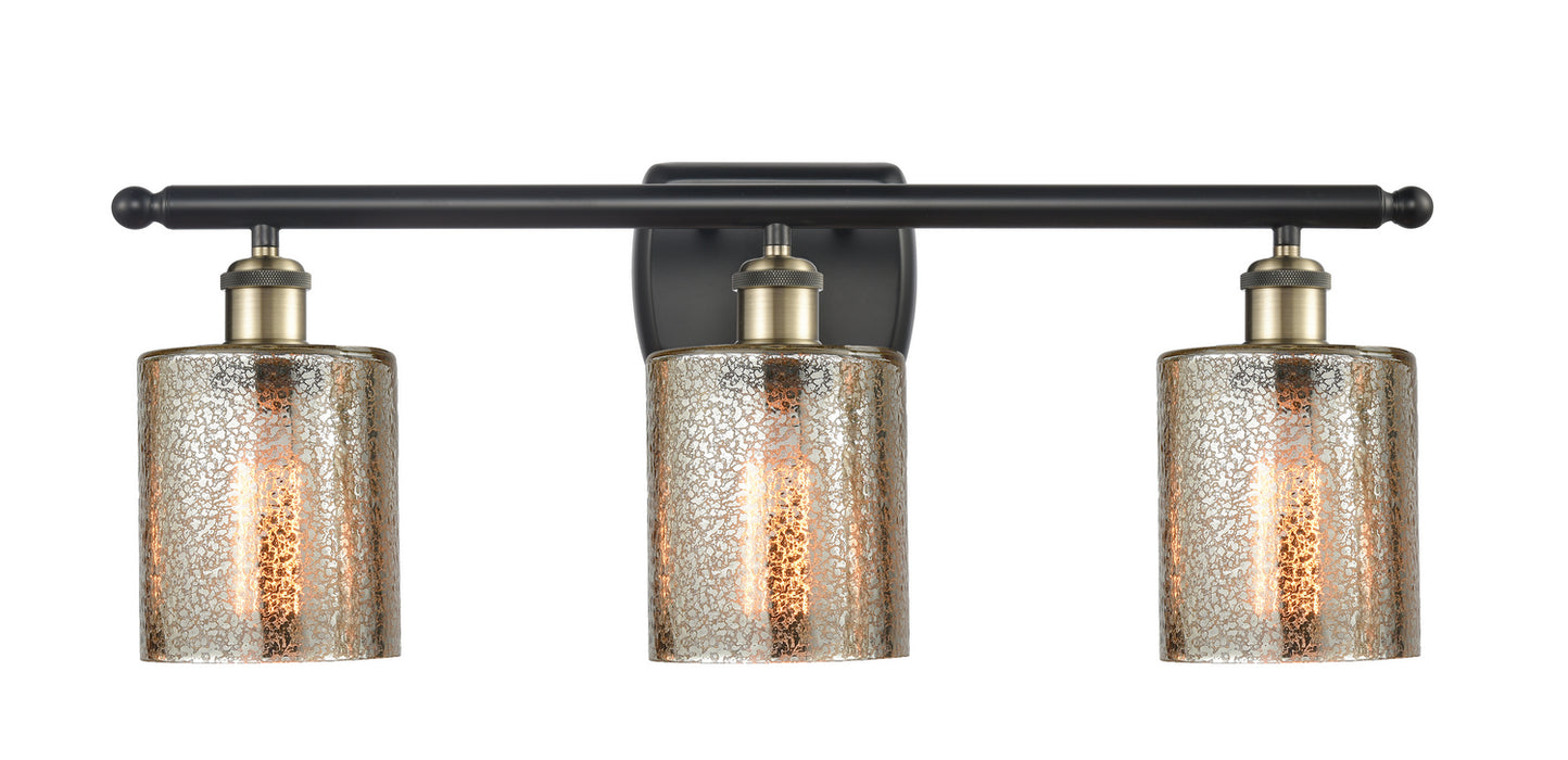 Innovations 516-3W-BAB-G116 Three Light Bath Vanity, Black Antique Brass