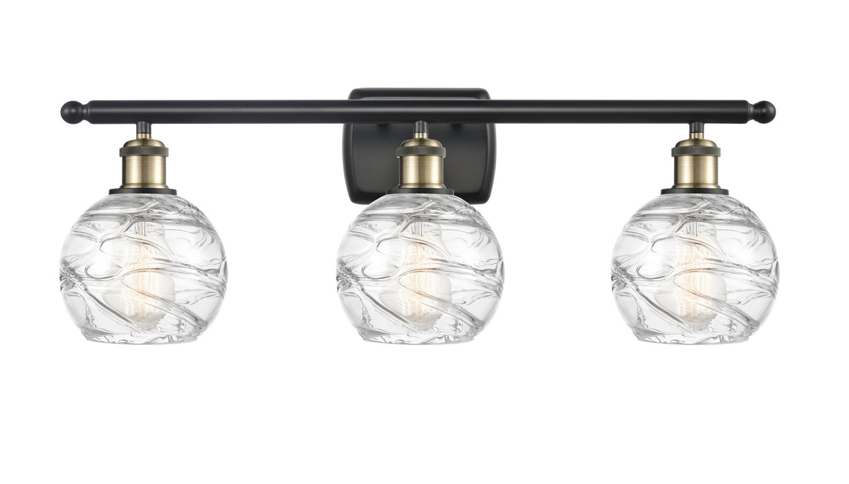 Innovations 516-3W-BAB-G1213-6 Three Light Bath Vanity, Black Antique Brass