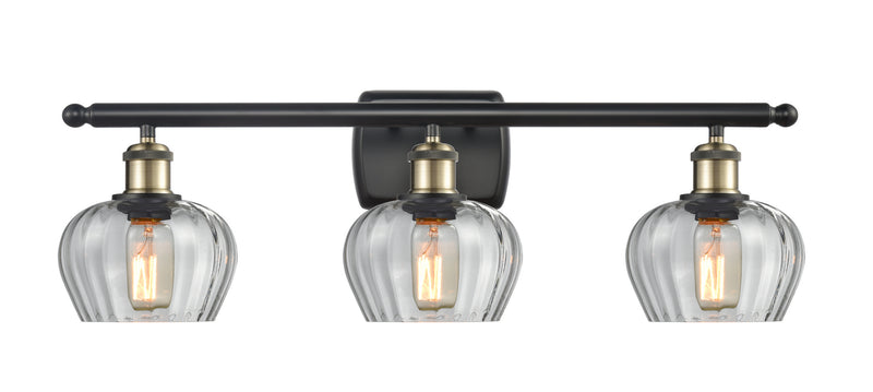Innovations 516-3W-BAB-G92 Three Light Bath Vanity, Black Antique Brass