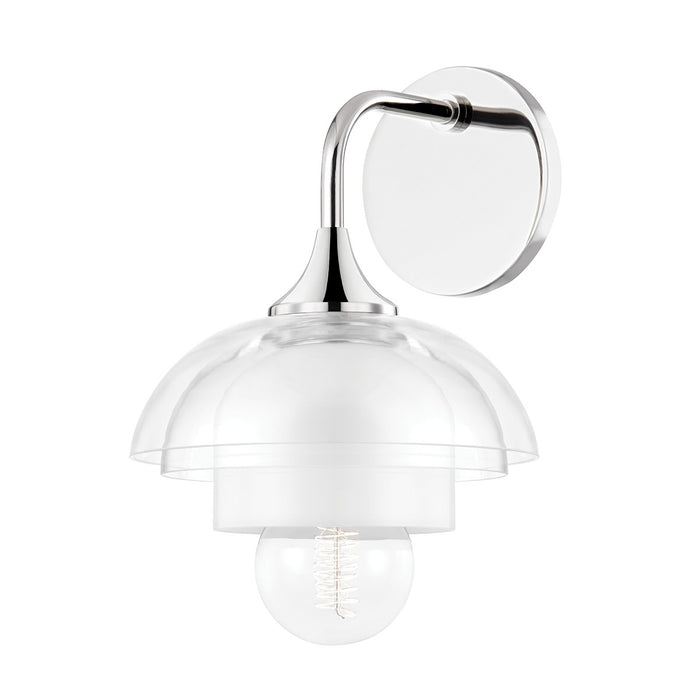 Mitzi H429101-PN One Light Wall Sconce, Polished Nickel