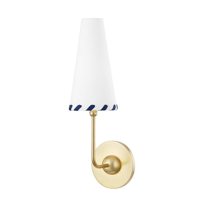 Mitzi H436101-AGB One Light Wall Sconce, Aged Brass