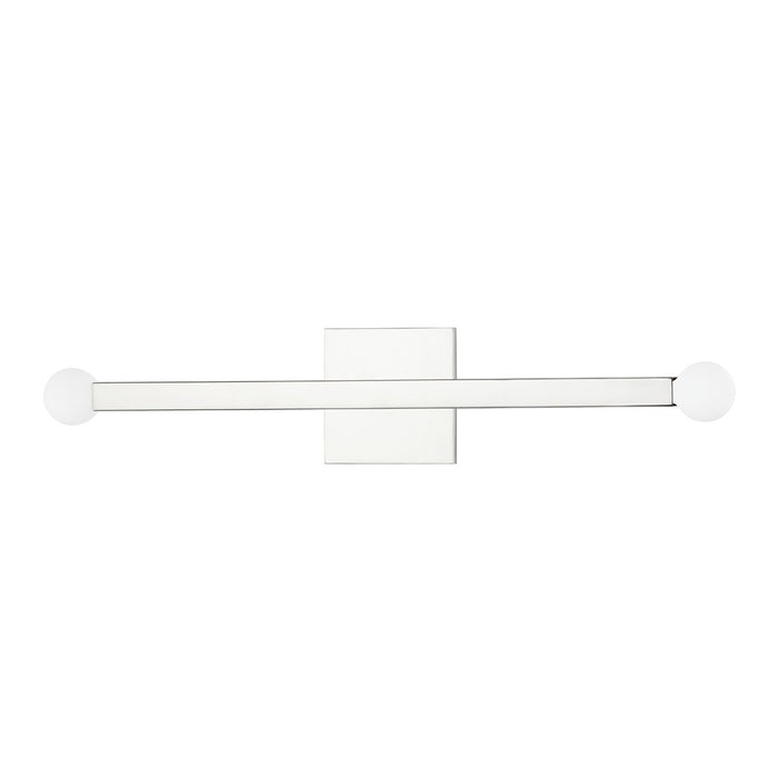 Mitzi H463102-PN Two Light Wall Sconce, Polished Nickel