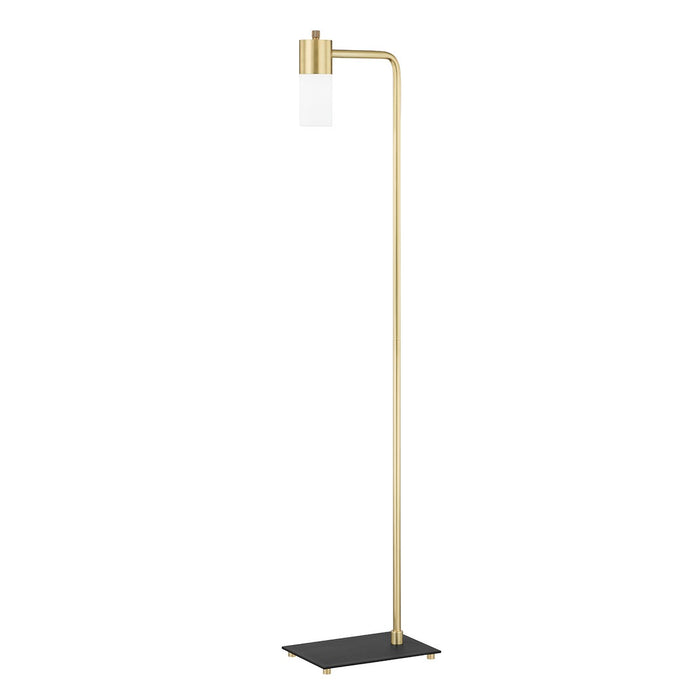 Mitzi HL461401-AGB LED Floor Lamp, Aged Brass