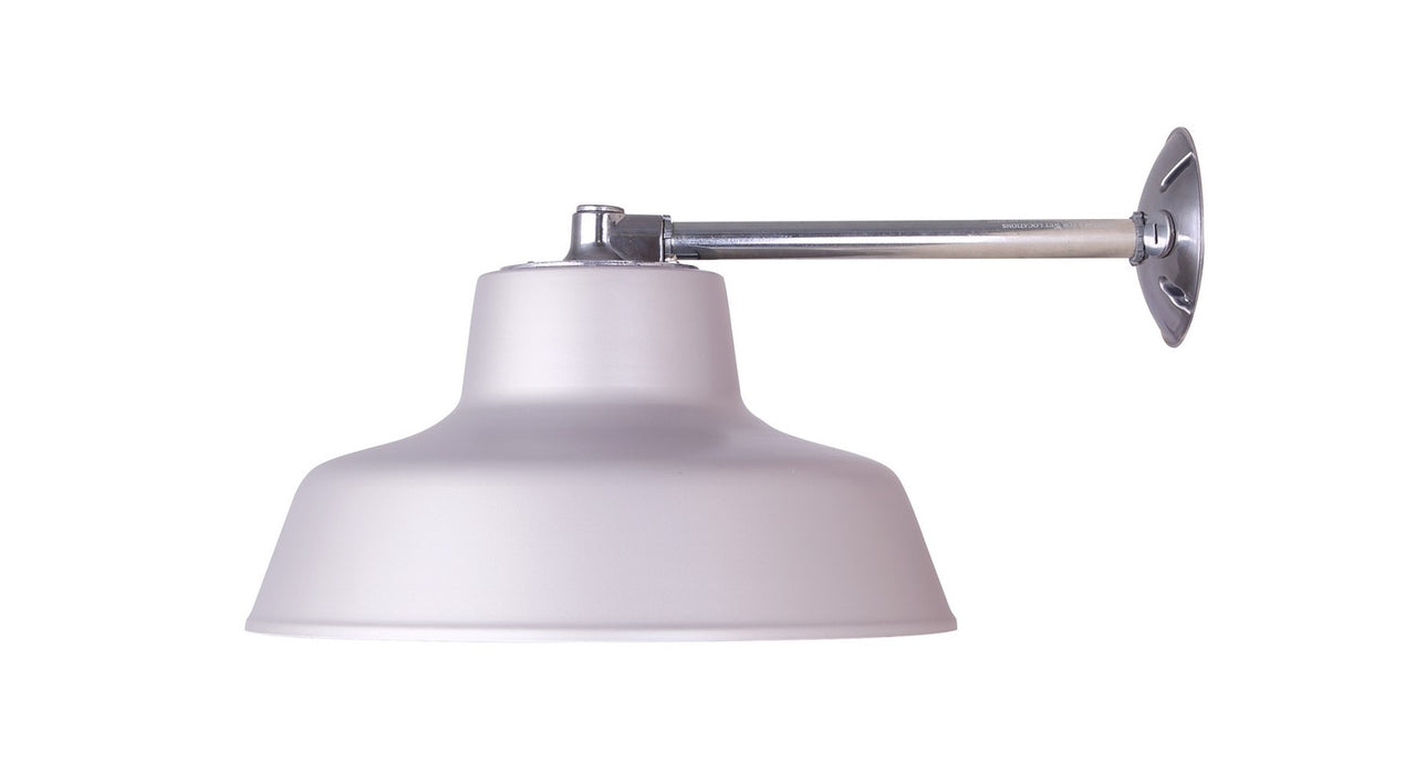 Canarm BL14CWS-O One Light Barn Light, Gray - Aluminum