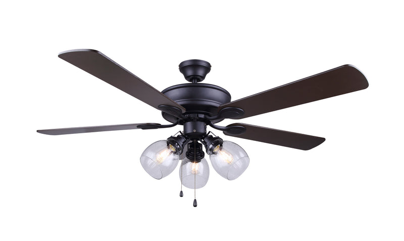 Canarm CF52CAR5BK 52"Ceiling Fan, Black