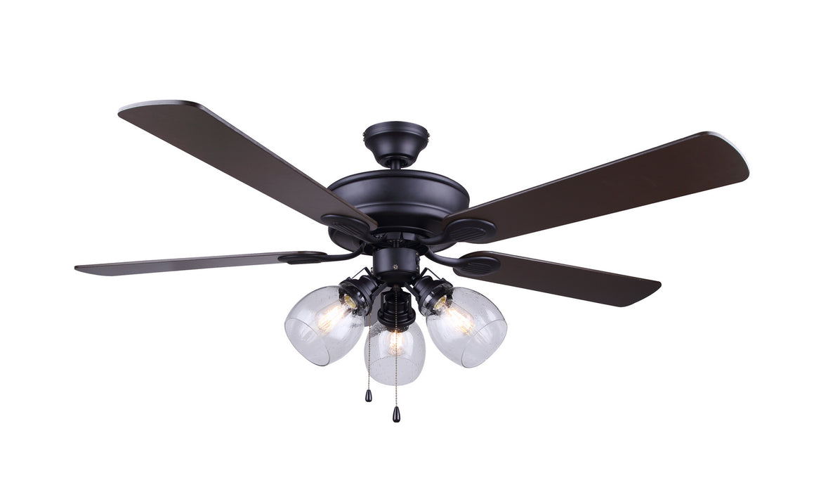 Canarm CF52CAR5BK 52"Ceiling Fan, Black