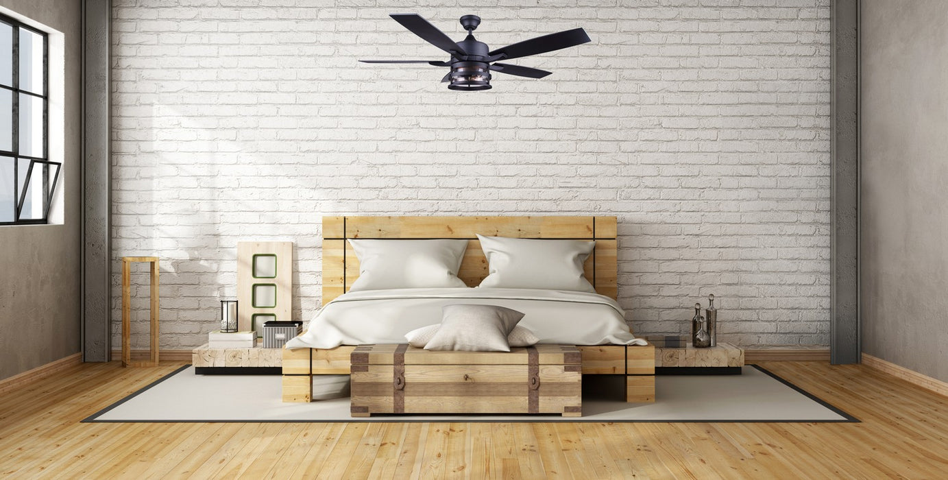 Canarm CF52DUF5BK 52"Ceiling Fan, Matte Black