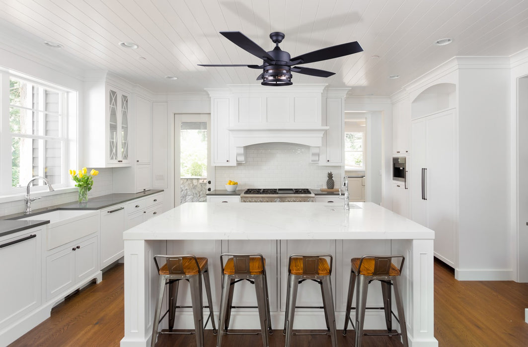 Canarm CF52DUF5BK 52"Ceiling Fan, Matte Black