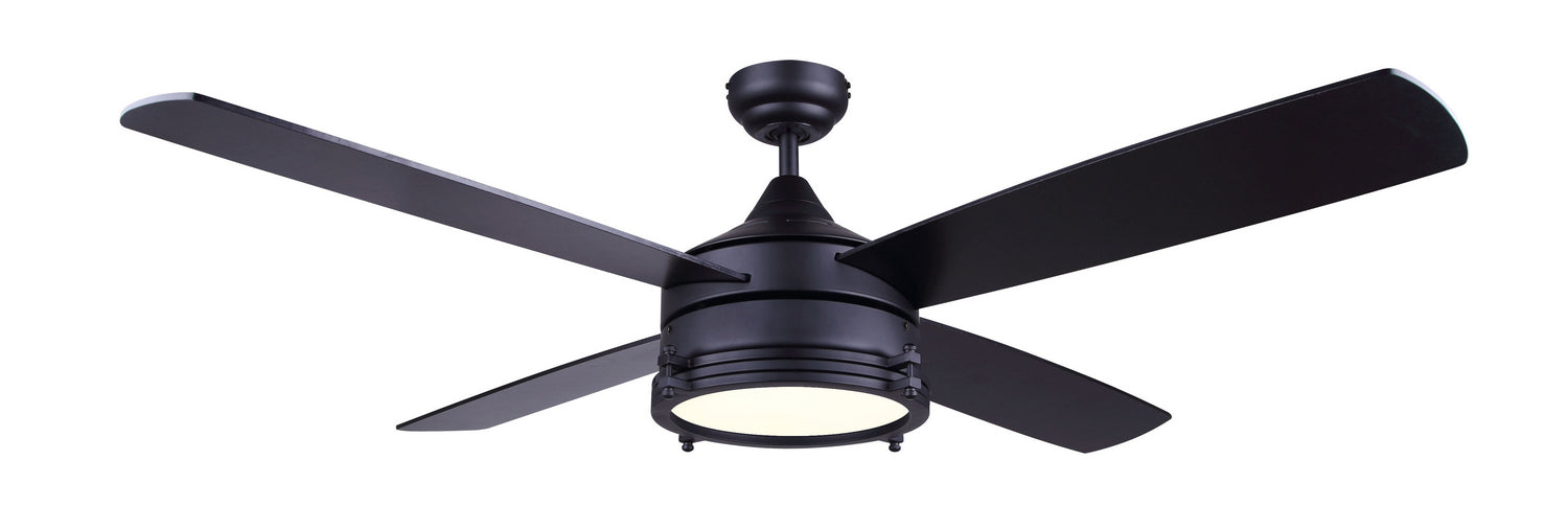 Canarm CF52SIM4BK 52"Ceiling Fan, Matte Black