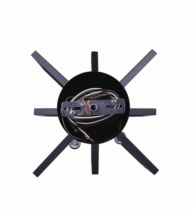 Canarm ICH1010A04BK16 Four Light Chandelier, Black