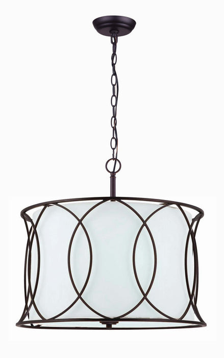 Canarm ICH320A03ORB20 Three Light Chandelier, Oil Rubbed Bronze