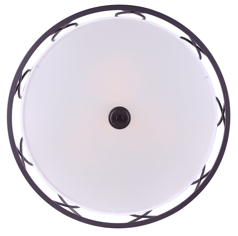Canarm ICH320A03ORB20 Three Light Chandelier, Oil Rubbed Bronze