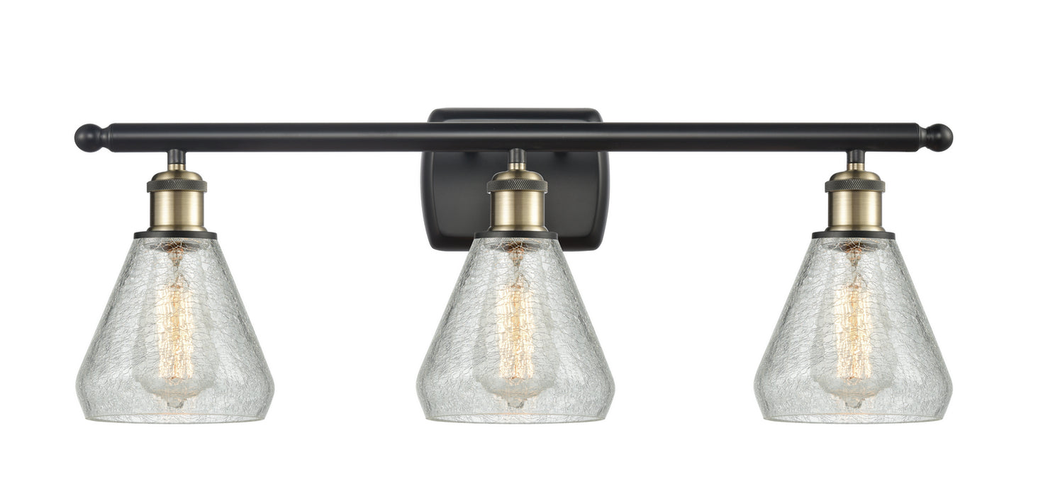 Innovations 516-3W-BAB-G275 Three Light Bath Vanity, Black Antique Brass