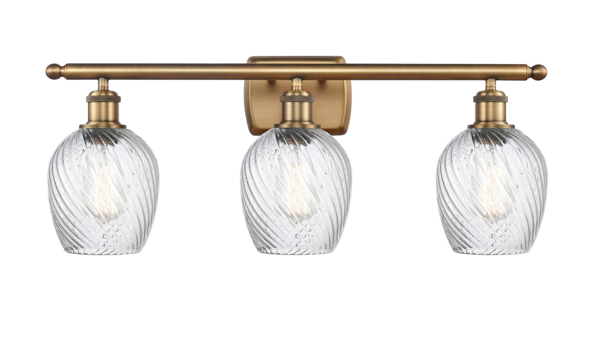 Innovations 516-3W-BB-G292 Three Light Bath Vanity, Brushed Brass