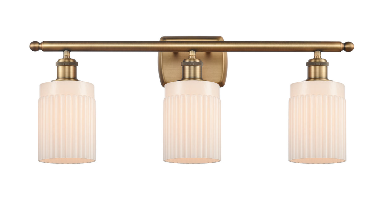 Innovations 516-3W-BB-G341 Three Light Bath Vanity, Brushed Brass