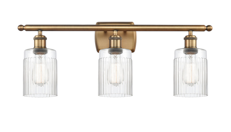 Innovations 516-3W-BB-G342 Three Light Bath Vanity, Brushed Brass