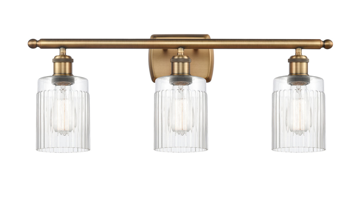 Innovations 516-3W-BB-G342 Three Light Bath Vanity, Brushed Brass