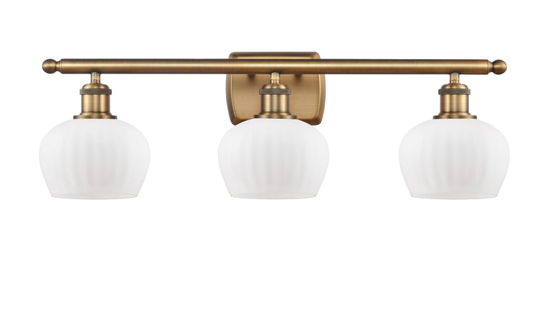 Innovations 516-3W-BB-G91 Three Light Bath Vanity, Brushed Brass