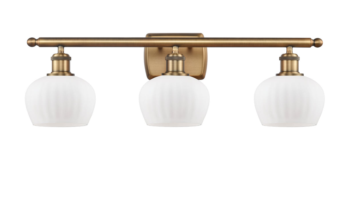 Innovations 516-3W-BB-G91 Three Light Bath Vanity, Brushed Brass