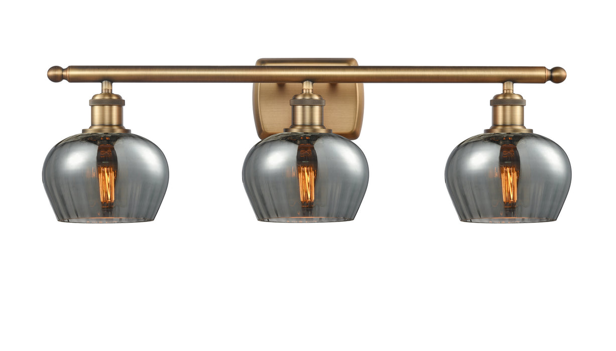 Innovations 516-3W-BB-G93 Three Light Bath Vanity, Brushed Brass