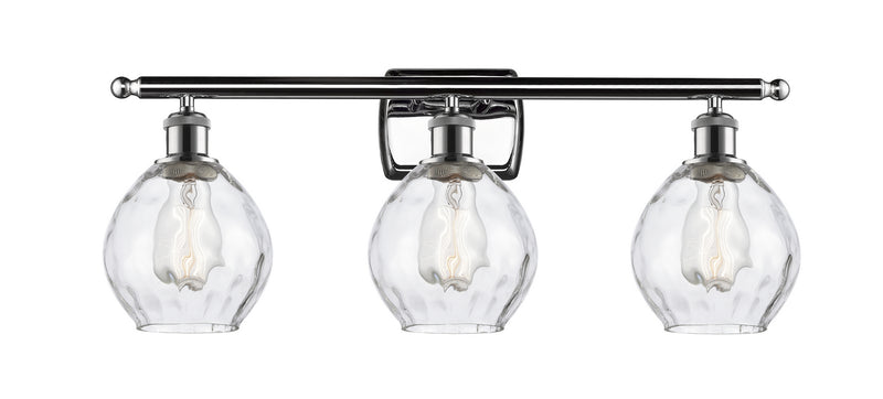 Innovations 516-3W-PC-G362 Three Light Bath Vanity, Polished Chrome