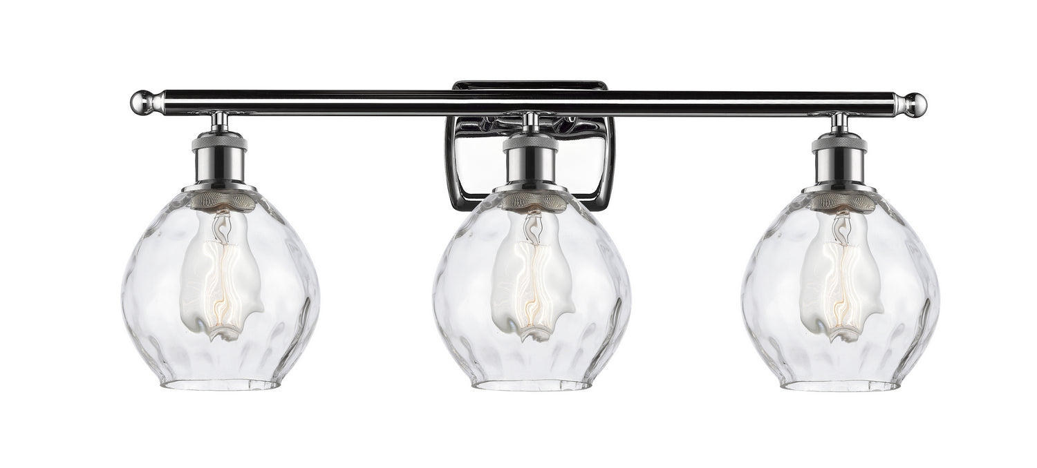 Innovations 516-3W-PC-G362 Three Light Bath Vanity, Polished Chrome