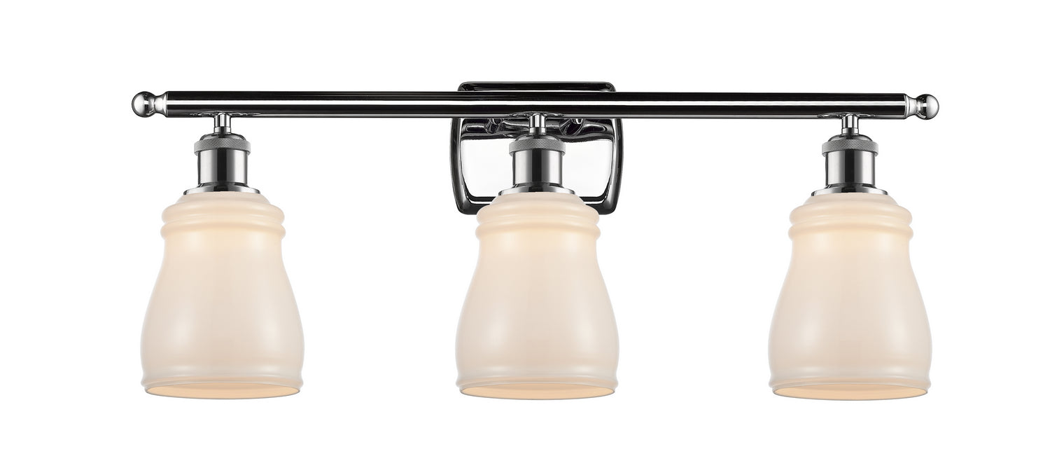 Innovations 516-3W-PC-G391 Three Light Bath Vanity, Polished Chrome