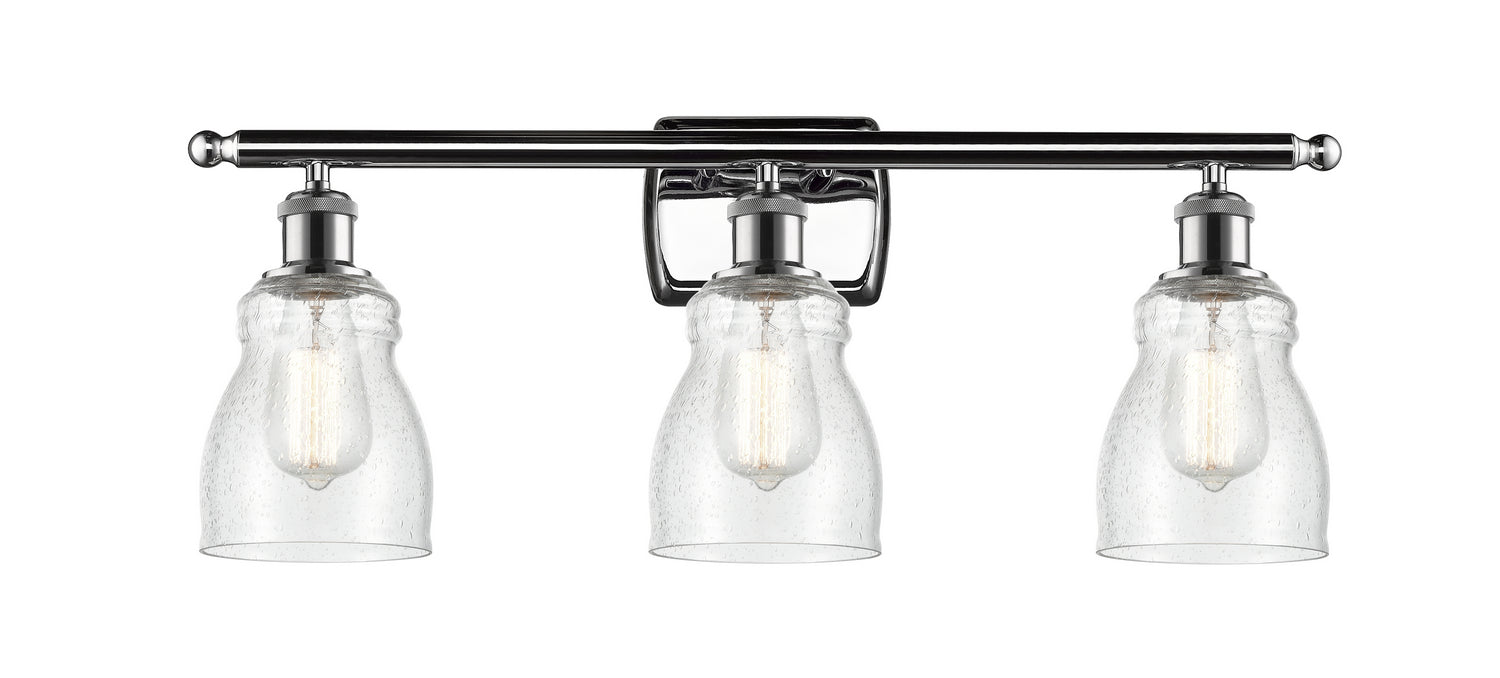 Innovations 516-3W-PC-G394 Three Light Bath Vanity, Polished Chrome