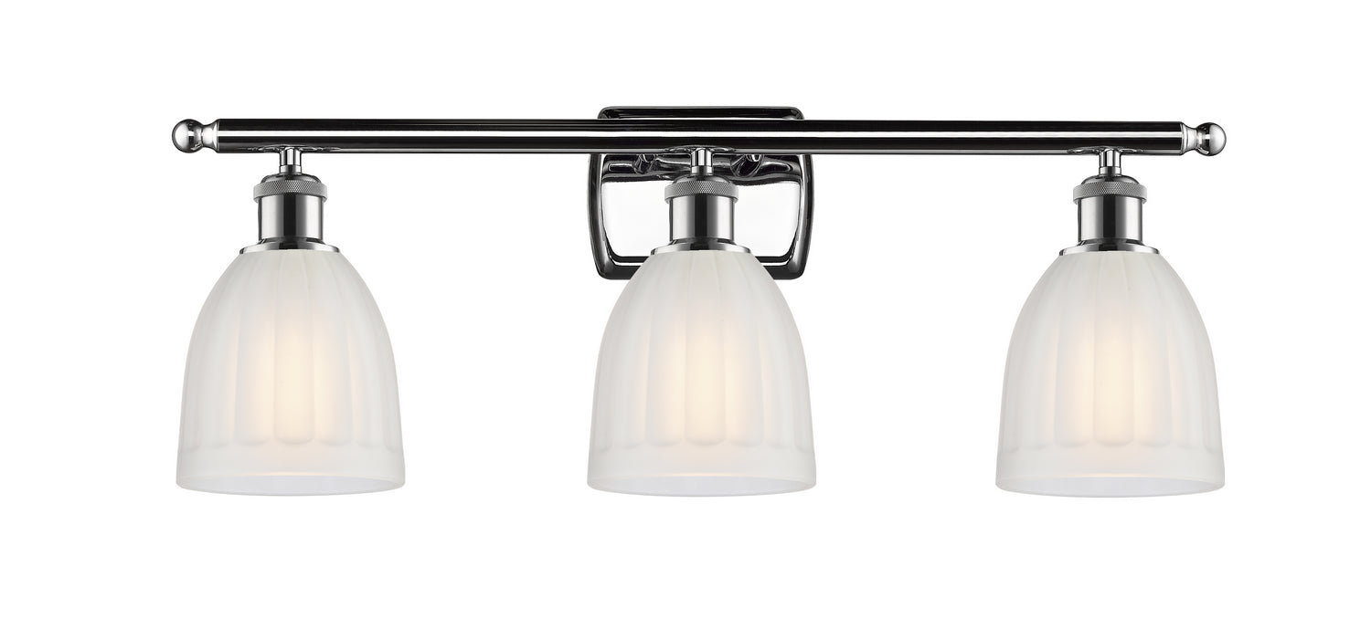 Innovations 516-3W-PC-G441 Three Light Bath Vanity, Polished Chrome