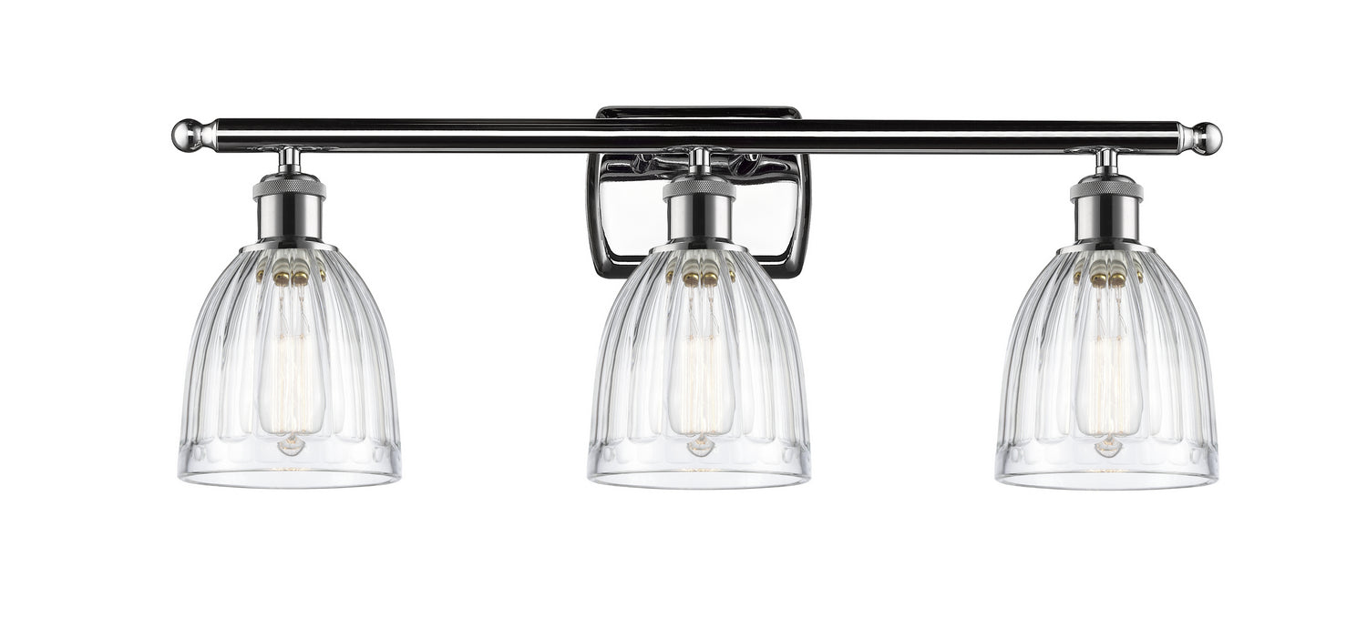 Innovations 516-3W-PC-G442 Three Light Bath Vanity, Polished Chrome