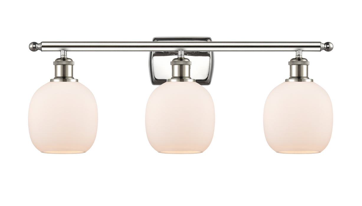 Innovations 516-3W-PN-G101 Three Light Bath Vanity, Polished Nickel