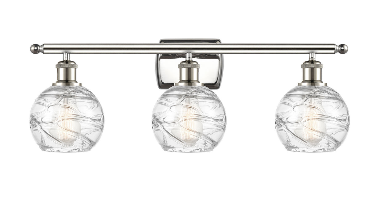 Innovations 516-3W-PN-G1213-6 Three Light Bath Vanity, Polished Nickel