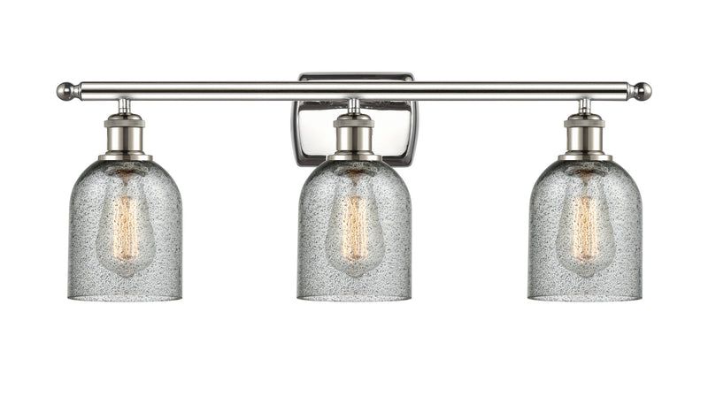 Innovations 516-3W-PN-G257 Three Light Bath Vanity, Polished Nickel