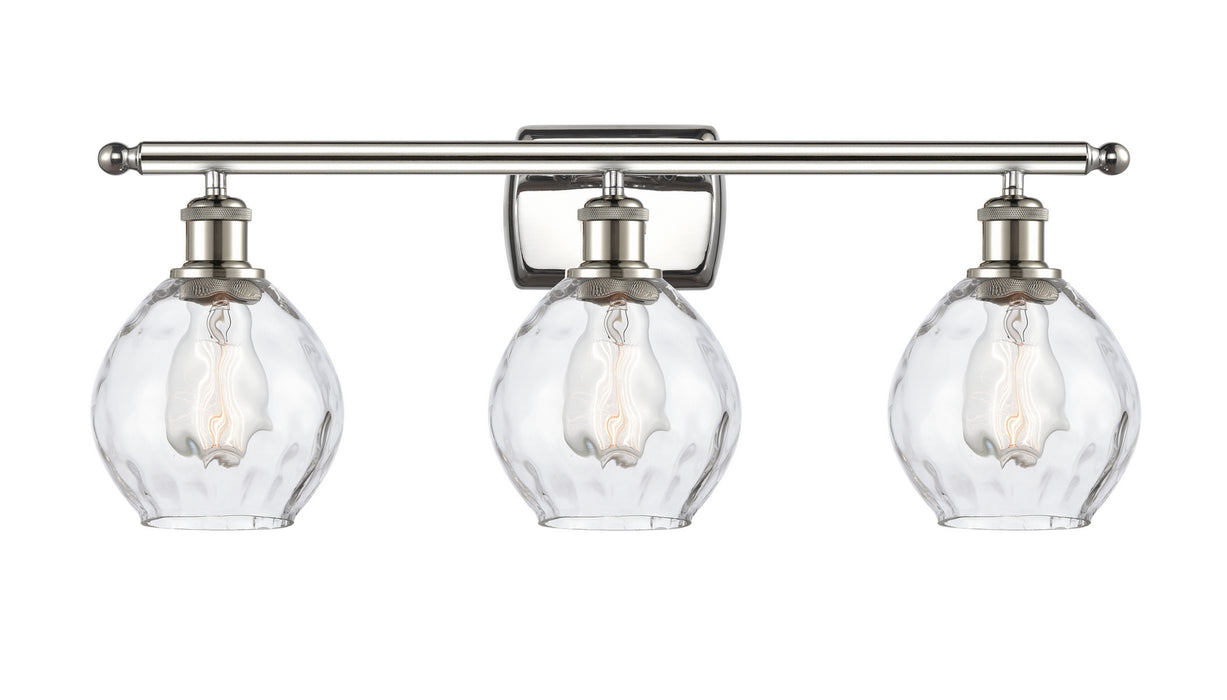Innovations 516-3W-PN-G362 Three Light Bath Vanity, Polished Nickel