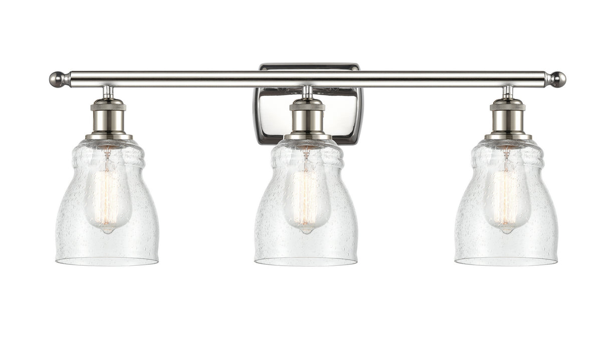 Innovations 516-3W-PN-G394 Three Light Bath Vanity, Polished Nickel