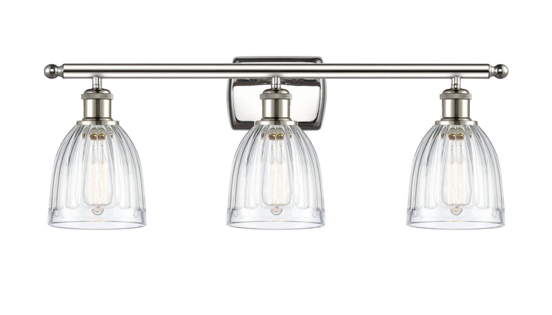 Innovations 516-3W-PN-G442 Three Light Bath Vanity, Polished Nickel