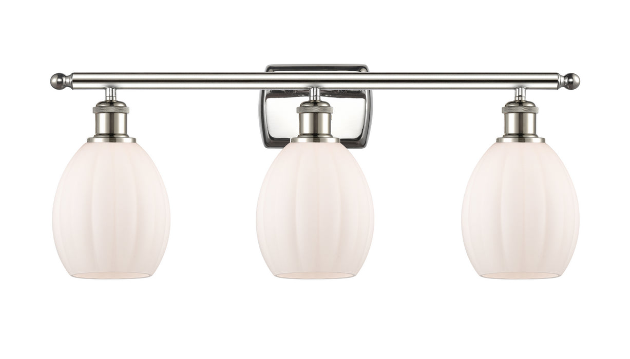 Innovations 516-3W-PN-G81 Three Light Bath Vanity, Polished Nickel