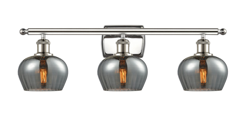 Innovations 516-3W-PN-G93 Three Light Bath Vanity, Polished Nickel