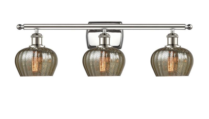 Innovations 516-3W-PN-G96 Three Light Bath Vanity, Polished Nickel