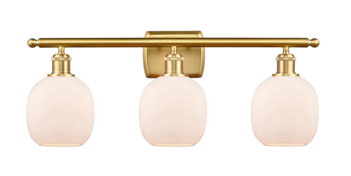 Innovations 516-3W-SG-G101 Three Light Bath Vanity, Satin Gold
