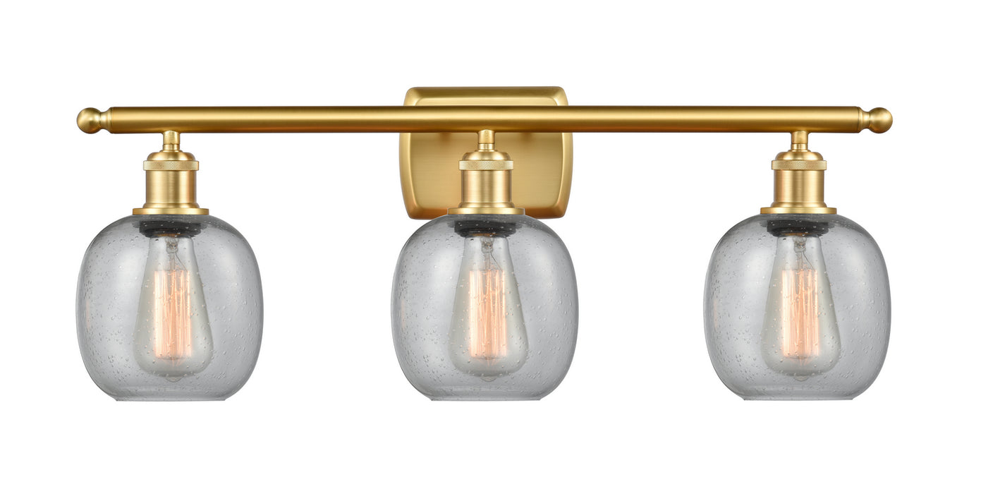 Innovations 516-3W-SG-G104 Three Light Bath Vanity, Satin Gold