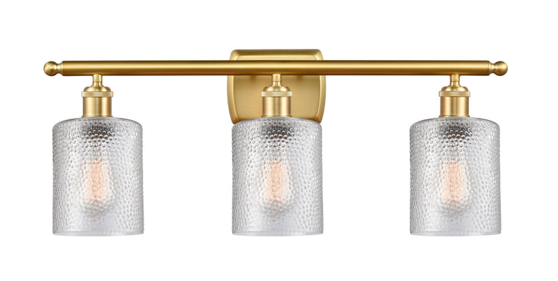Innovations 516-3W-SG-G112 Three Light Bath Vanity, Satin Gold
