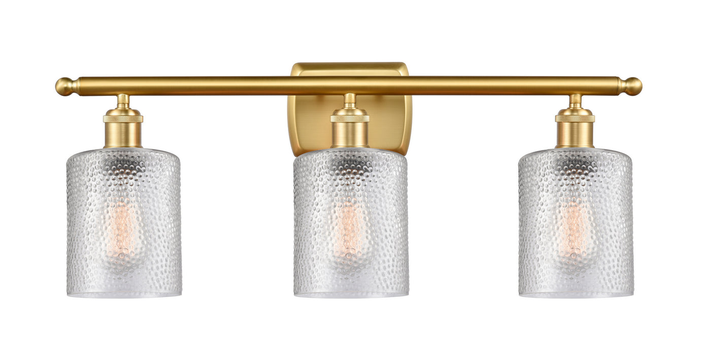 Innovations 516-3W-SG-G112 Three Light Bath Vanity, Satin Gold