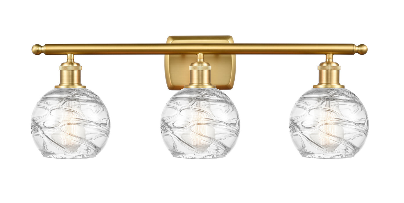 Innovations 516-3W-SG-G1213-6 Three Light Bath Vanity, Satin Gold