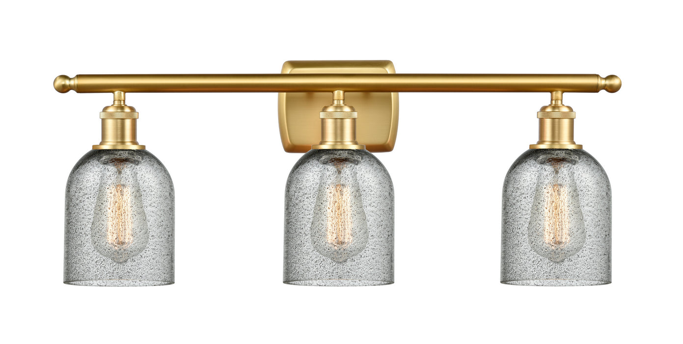 Innovations 516-3W-SG-G257 Three Light Bath Vanity, Satin Gold