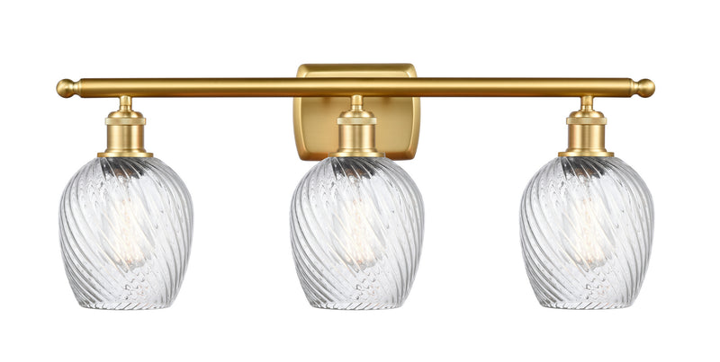 Innovations 516-3W-SG-G292 Three Light Bath Vanity, Satin Gold