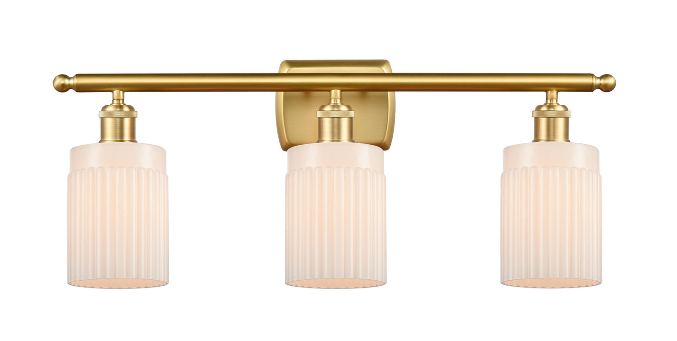 Innovations 516-3W-SG-G341 Three Light Bath Vanity, Satin Gold