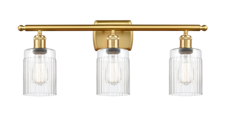 Innovations 516-3W-SG-G342 Three Light Bath Vanity, Satin Gold