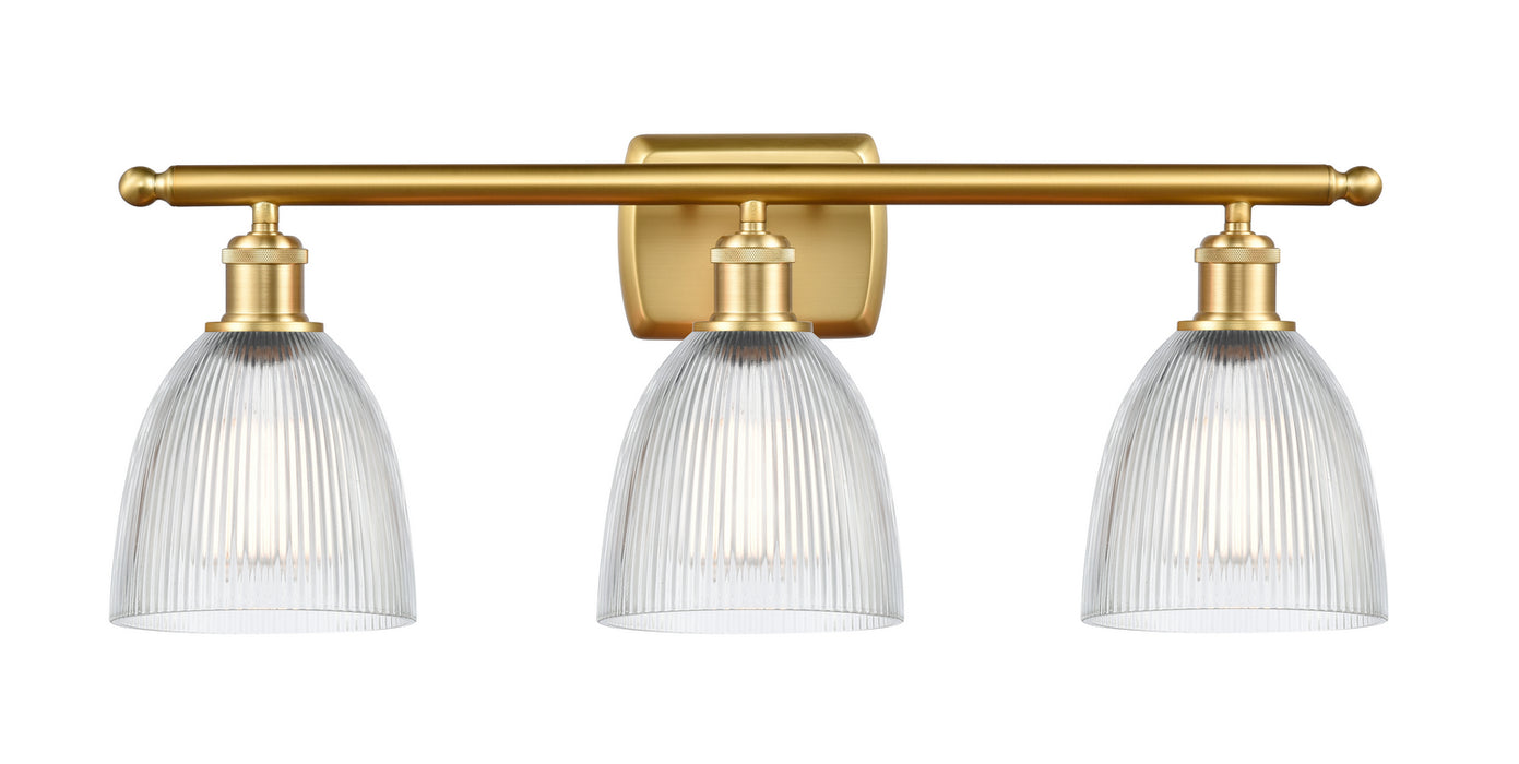 Innovations 516-3W-SG-G382 Three Light Bath Vanity, Satin Gold