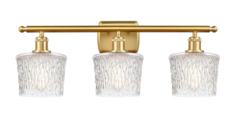 Innovations 516-3W-SG-G402 Three Light Bath Vanity, Satin Gold